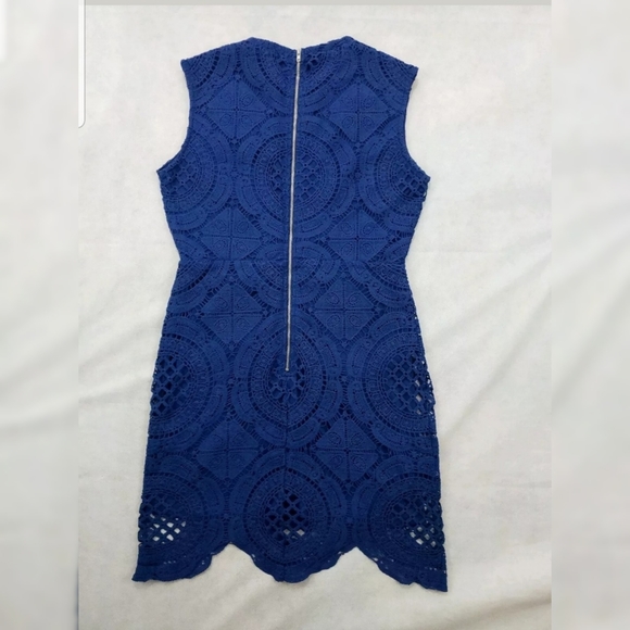 Shinestar Dress Blue Crochet - Picture 2 of 8